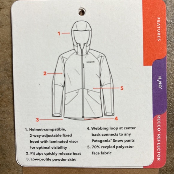 Patagonia Insulated Snowbelle Ski Snowboard Jacket in Dark Currant Size XS - Picture 2 of 15